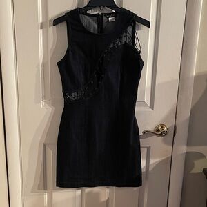 Jean Dress with intriguing cut out